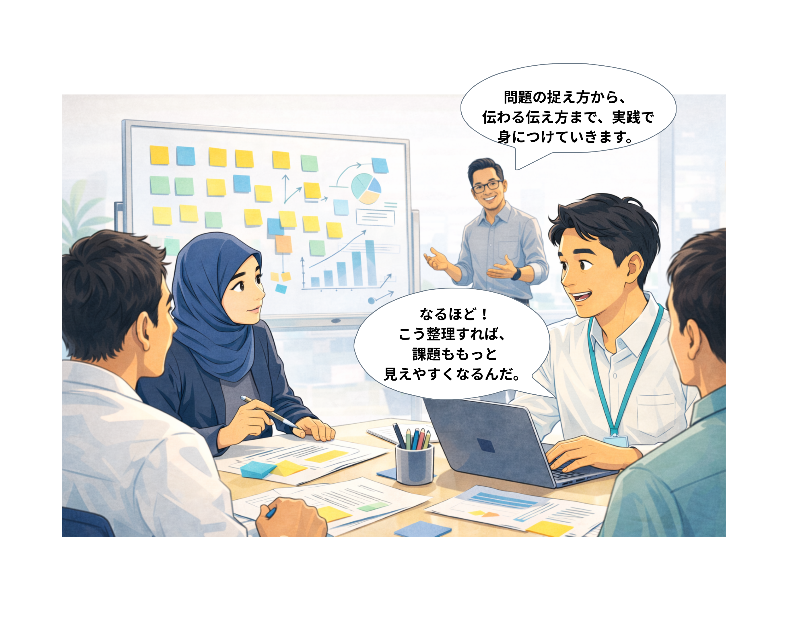 他者と学び合い、刺激を受け、実践したくなる。